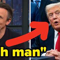 Never Seen Anyone Look So Sad: Seth Meyers Spotted 1 Telling Moment He Thinks Shows Trump Is..