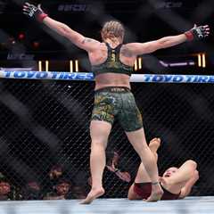 Valentina Shevchenko spoils Zhang Weili’s bid for title in second weight class at UFC 322