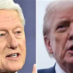 After Trump Claimed He'd Launch An Investigation Into Bill Clinton And Jeffrey Epstein, Clinton..