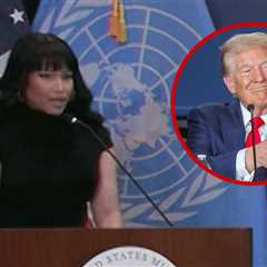 Nicki Minaj Thanks Trump in U.N. Speech But Stresses She's Not Taking Sides