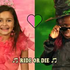 ‘Kind of a Bop’: Watch Ariana Grande & Cynthia Erivo’s ‘Wicked’ Mini-Me’s Adorably Re-Create Viral..