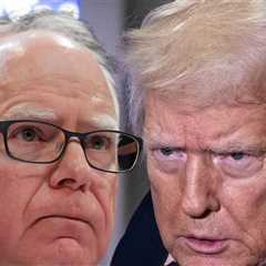 Tim Walz Fires Back After Donald Trump Directs R-Word At Him