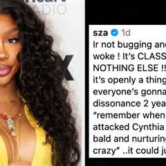 SZA Defended Cynthia Erivo Against Misogynoir Viral Videos Mocking Her Protecting Ariana Grande