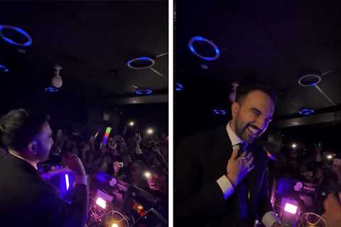 New York Mayoral Candidate Zohran Mamdani Campaigns at NYC Gay Bar