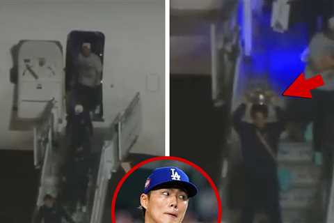 Los Angeles Dodgers Touch Down in L.A. After World Series Win