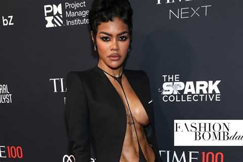 Teyana Taylor Looked AB-licious in a Black Tom Ford Cutout Dress at the Time 100 Gala