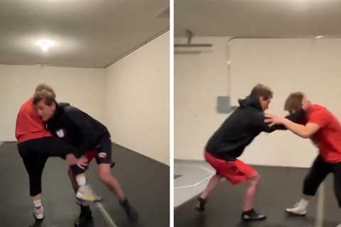 Ben Askren Hits Mats, Wrestles Just Months After Undergoing Double Lung Transplant