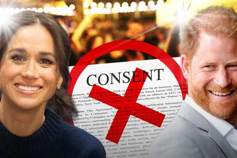 Meghan & Harry Happy Being Photographed at Kardashian Bday Bash, No Consent Form