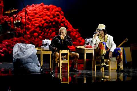 Muscled Men, Versace Glam & Outlandish Flair Steal the Show in CA7RIEL & Paco Amoroso’s Latin..