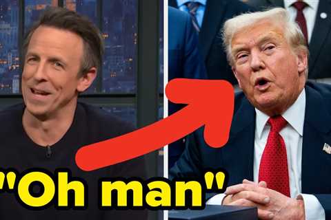 Never Seen Anyone Look So Sad: Seth Meyers Spotted 1 Telling Moment He Thinks Shows Trump Is..