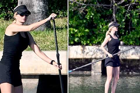 Ivanka Trump Shows Off Long Legs on Solo Paddleboarding Excursion