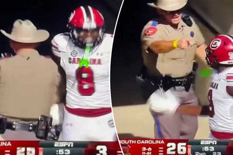 State trooper removed from Texas A&M game after shoving South Carolina players in bizarre scene