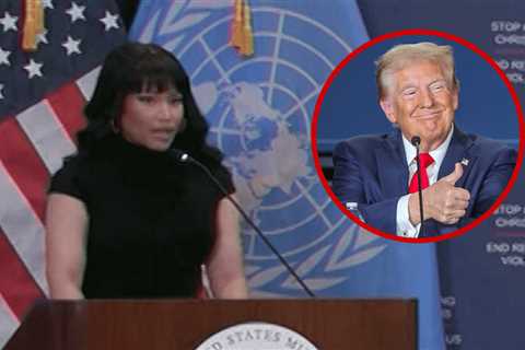 Nicki Minaj Thanks Trump in U.N. Speech But Stresses She's Not Taking Sides
