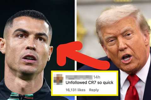 People Are Pissed At Cristiano Ronaldo For Having A Laugh With Donald Trump In This White House Clip