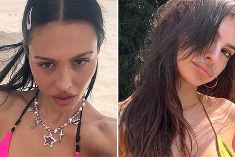Stars In Pink And Green Swimsuits -- Who'd You Rather?!