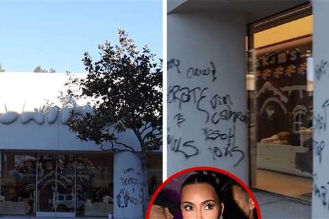 SKIMS Store Vandalized With Graffiti in West Hollywood, Suspect Arrested