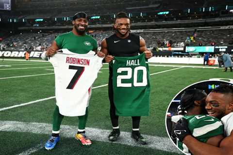 Breece Hall’s latest battle with pal Bijan Robinson comes with Jets intrigue
