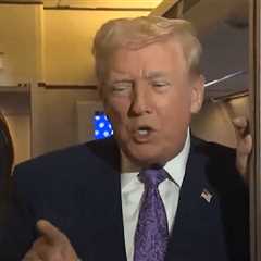 Donald Trump Tells Reporter She Wouldn't Pass Cognitive Test Like He Did