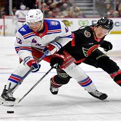 Physical Noah Laba giving Rangers’ third line a ‘courage’ boost it needs