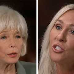 Marjorie Taylor Greene Clashes With Lesley Stahl Over Political Toxicity