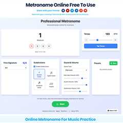 Entertainment Now Launches Free Online Metronome for Musicians