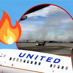 United Airlines Flights Loses Power in Engine, Sets Nearby Brush Ablaze During Takeoff