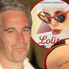Creepy New Epstein Photos Feature 'Lolita' Quotes Written on Female's Body