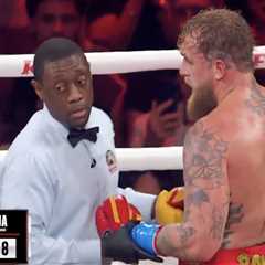 Referee scolds Jake Paul, Anthony Joshua mid-fight for ‘crap’ showing