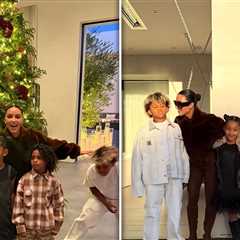 Kim Kardashian Attempts Group Photo With Kids, Doesn’t Go as Planned