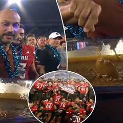 Louisville celebrates Boca Raton Bowl win by eating baked beans out of trophy presented by..