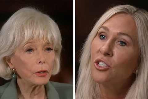 Marjorie Taylor Greene Clashes With Lesley Stahl Over Political Toxicity