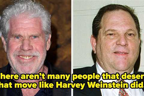 “Sons Of Anarchy” Star Ron Perlman Just Opened Up About That Time He Peed On His Hand Before..