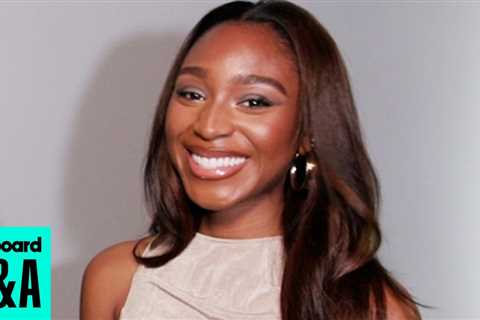 Normani Gives KATSEYE Their Flowers & Talks New Clothing Line With SHEIN | Billboard News