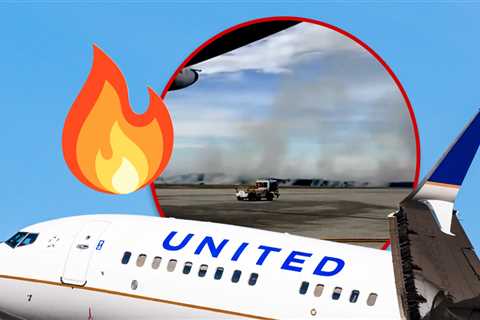 United Airlines Flights Loses Power in Engine, Sets Nearby Brush Ablaze During Takeoff