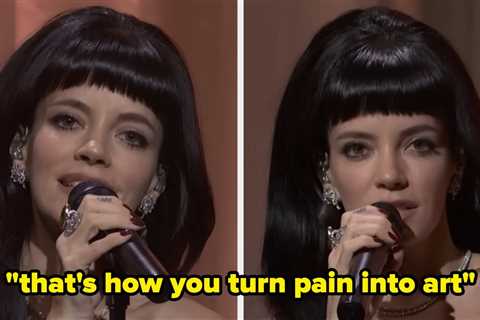 People Can’t Get Over Lily Allen's Loaded SNL Performance With Dakota Johnson Following Her Split..
