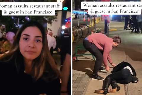Drunk Woman on Video Gets Tripped, Falls Hard After Restaurant Fiasco