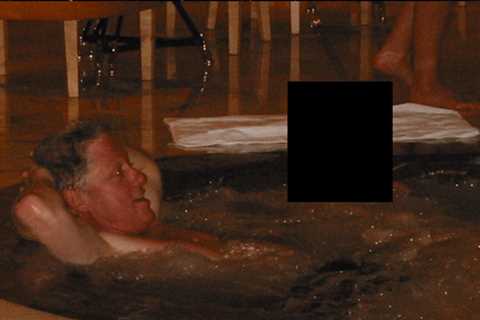 New Epstein Files Pic Shows Bill Clinton Relaxing in a Hot Tub