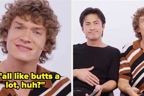 Heated Rivalry Stars Hudson Williams And Connor Storrie Read Your Thirsty, Dirty, And Hilarious..