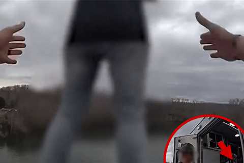 Heroic Officer Saves Suicidal Woman From Fatal Leap, Dramatic Video