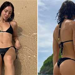 Charly Jordan: Cheek of The Week in Lil' Black Bikini!