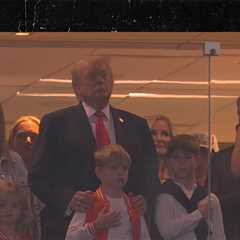 President Trump Cheered At Miami vs. Indiana Championship Game