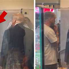 Jake Paul Appears To Give President Trump Broken Jaw Update At National Title Game