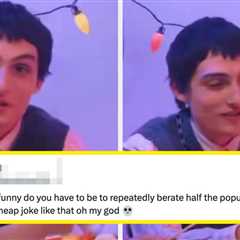 “Stranger Things” Star Finn Wolfhard Is Being Called Out For Repeatedly Mocking And Dehumanizing..
