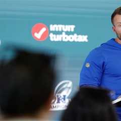 Sean McVay jokes with reporters about 40th birthday: ‘I’ll slap the s—t out of you’