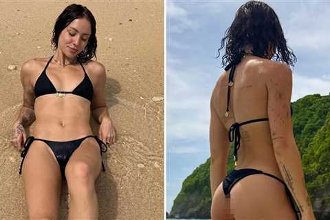 Charly Jordan: Cheek of The Week in Lil' Black Bikini!