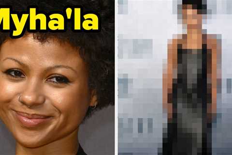 Myha'la's Apron Dress At The Industry Premiere Must Be Seen