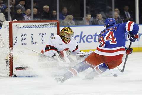 Gabe Perreault showing more flashes of what Rangers envisioned for young forward
