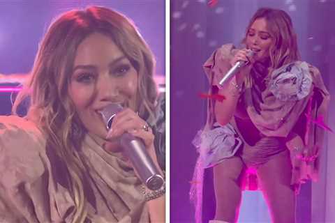 Hilary Duff Performs 'What Dreams Are Made Of' for First Time Ever