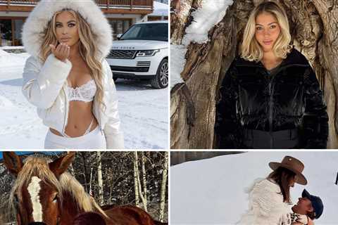 Celebs Vacaying In Aspen ... Cold Outside, Hot Intentions!