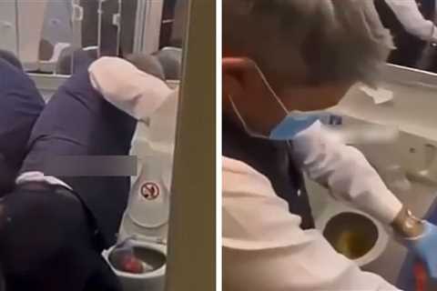 Flight Crew Forced to Scoop Poop From Toilet to Sink on 15-Hour Journey